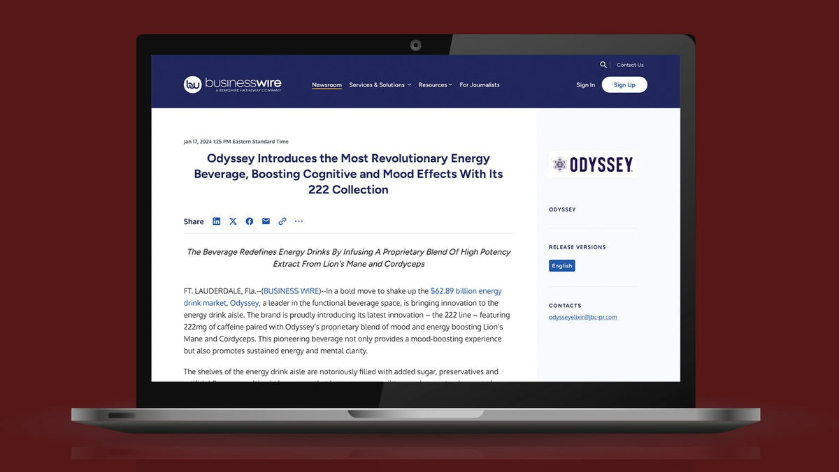 Business Wire - Odyssey Functional Energy