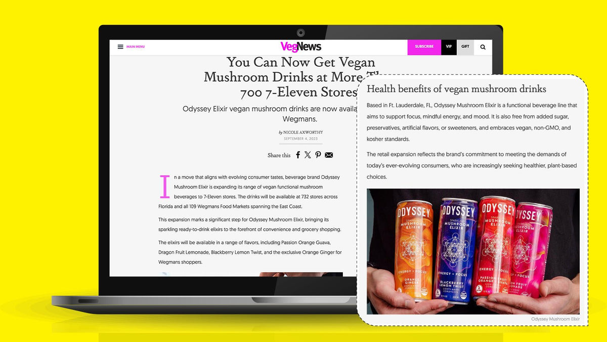 Veg News - Odyssey Functional Energy