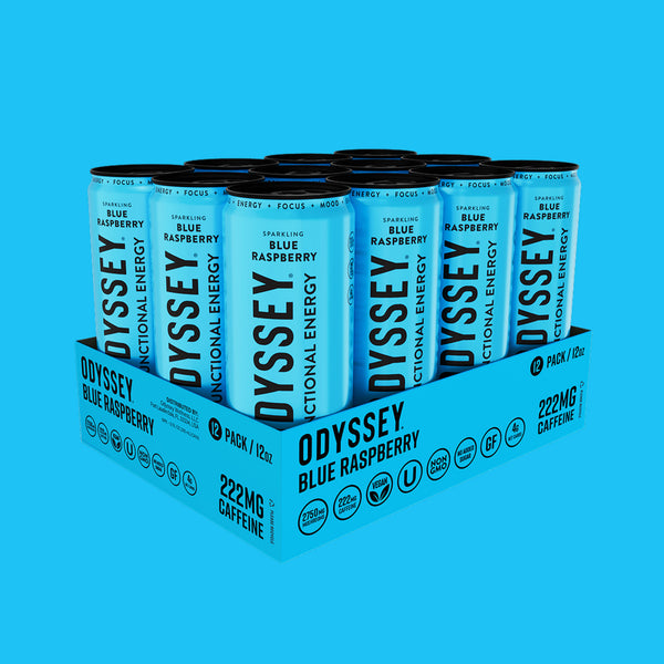 Blue Raspberry Sparkling Energy Drink - 222MG Caffeine