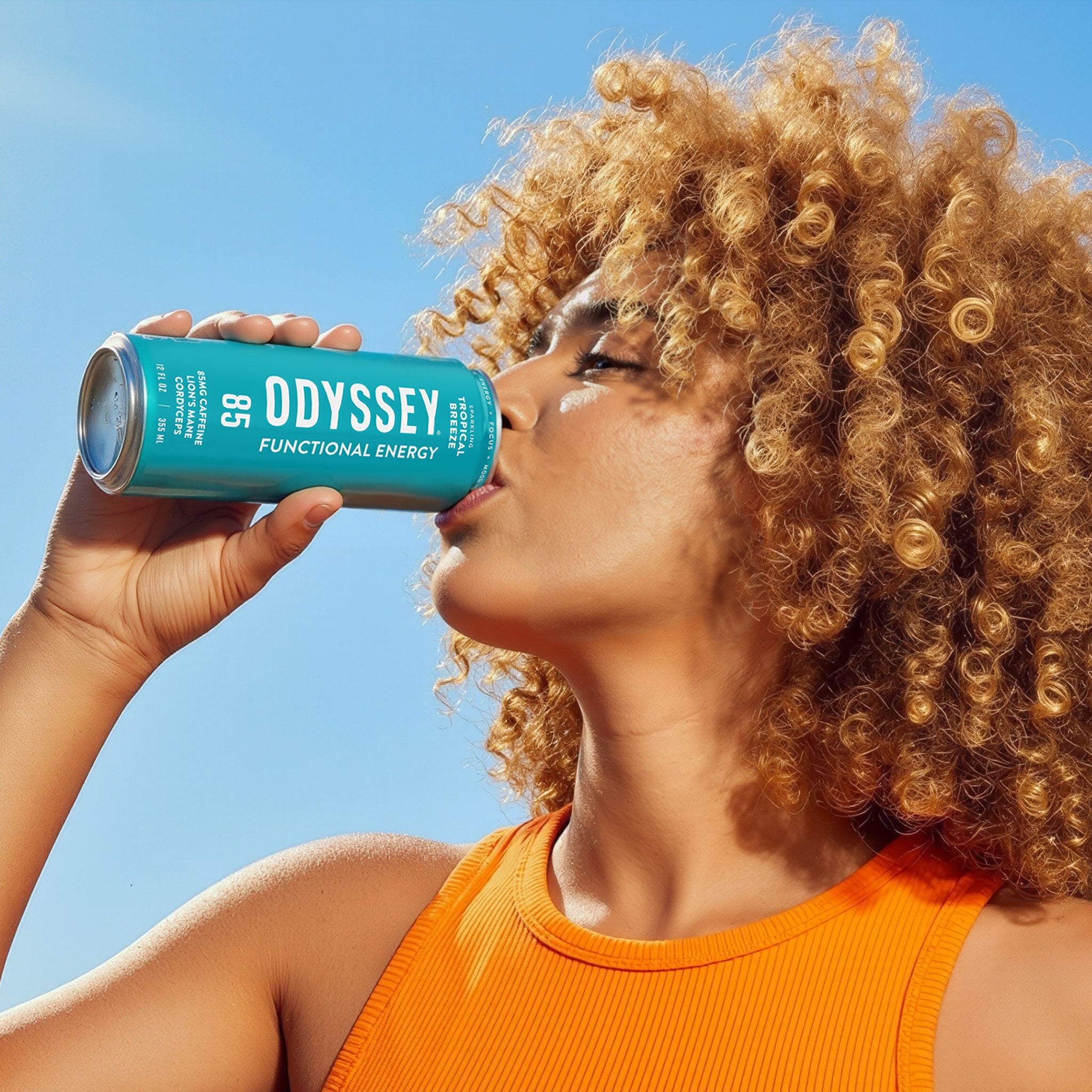 Tropical Breeze Sparkling Energy Drink - 85MG Caffeine – Odyssey