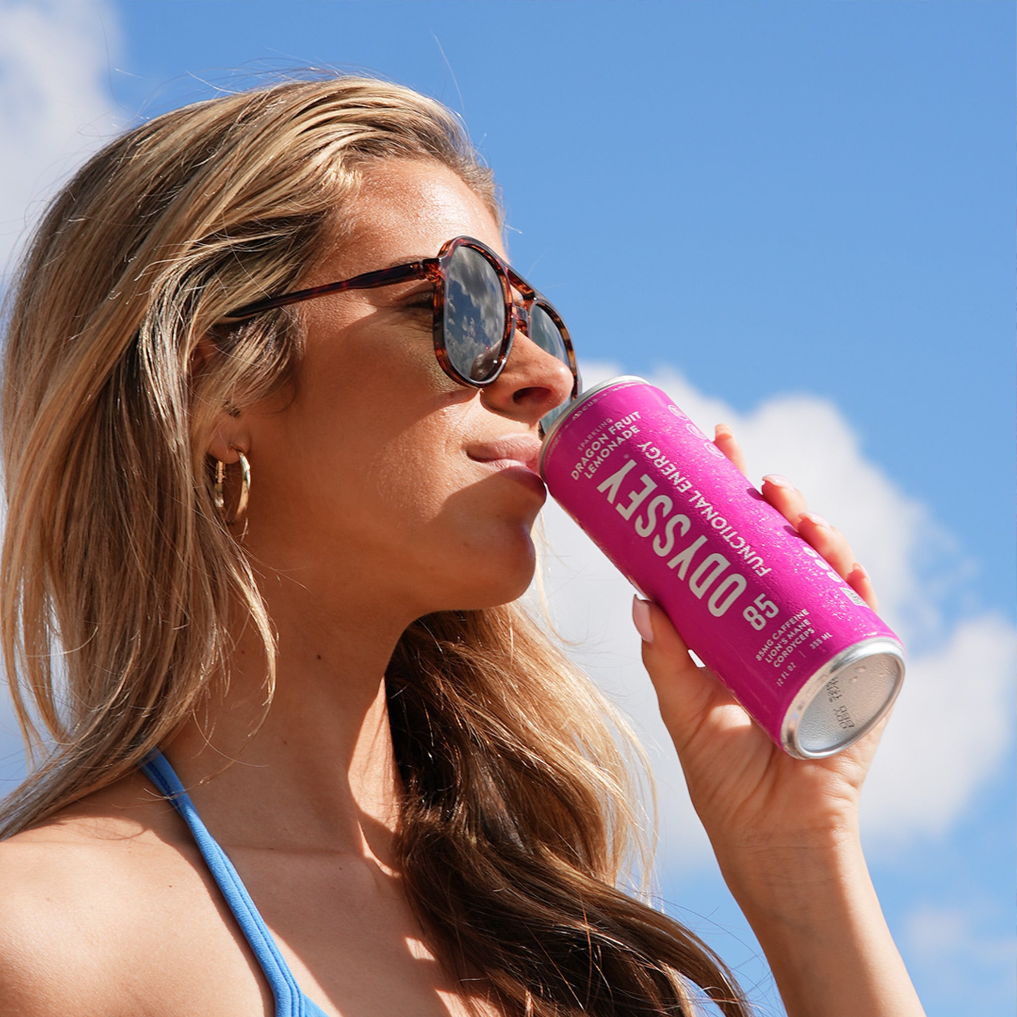 Dragon Fruit Lemonade Sparkling Energy Drink - 85MG Caffeine