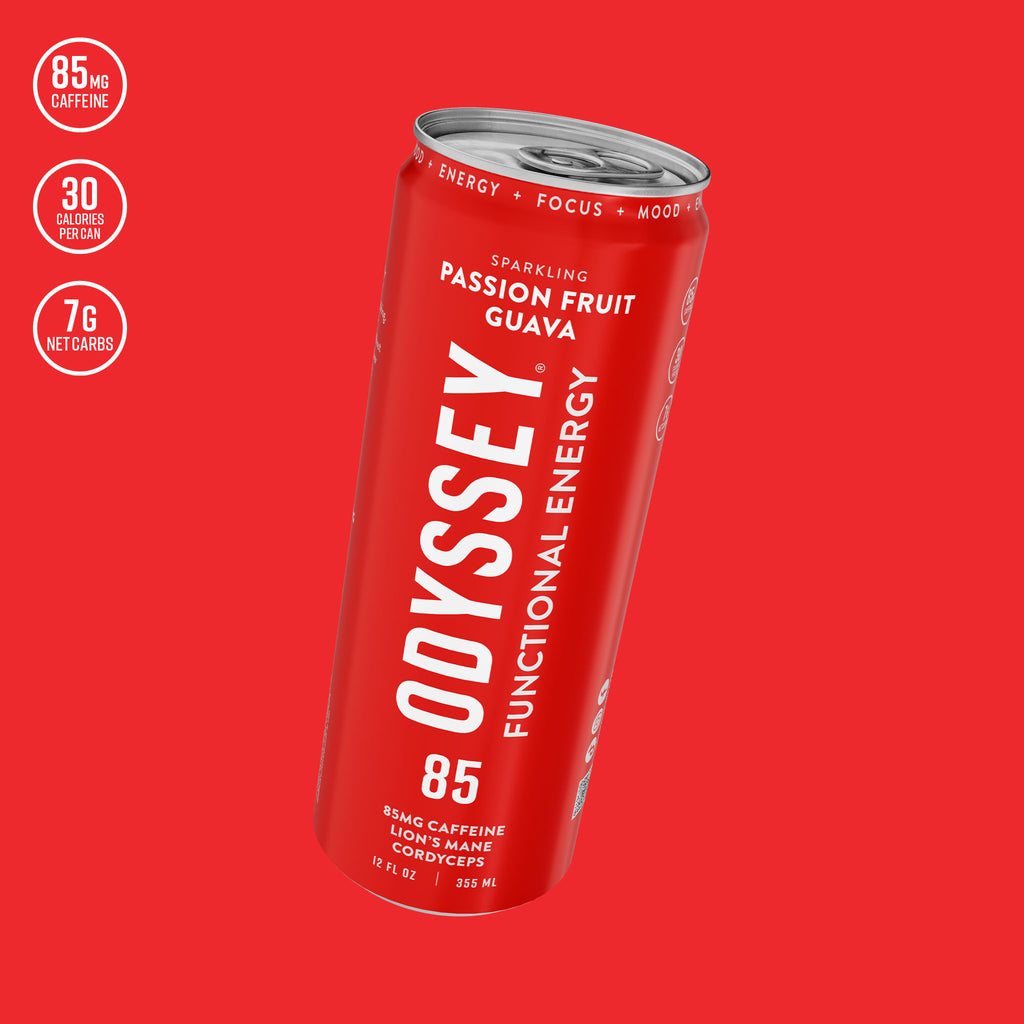 Passion Fruit Guava Sparkling Energy Drink - 85MG Caffeine