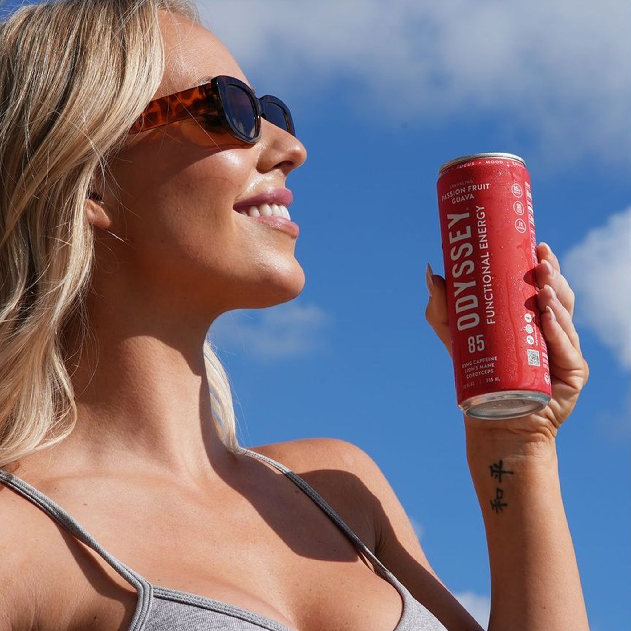Passion Fruit Guava Sparkling Energy Drink - 85MG Caffeine