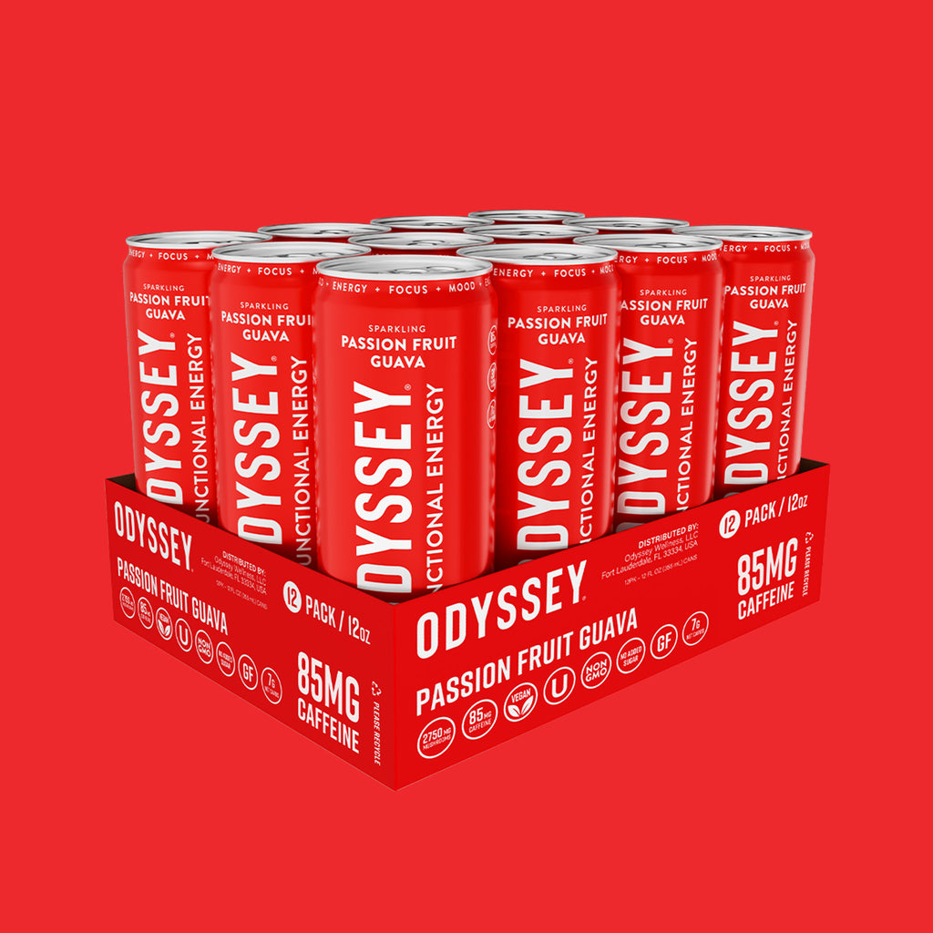 Passion Fruit Guava Sparkling Energy Drink - 85MG Caffeine
