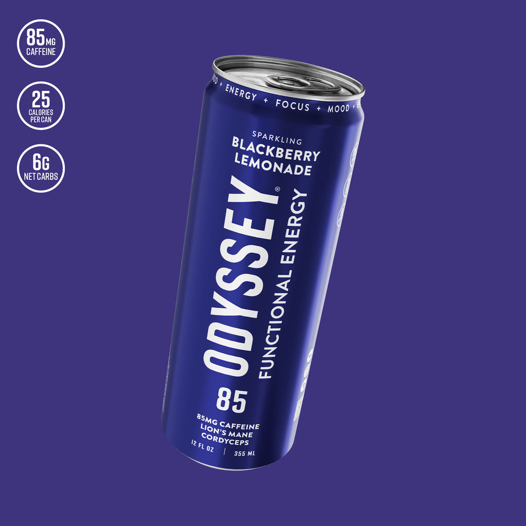 Blackberry Lemonade Sparkling Energy Drink - 85MG Caffeine