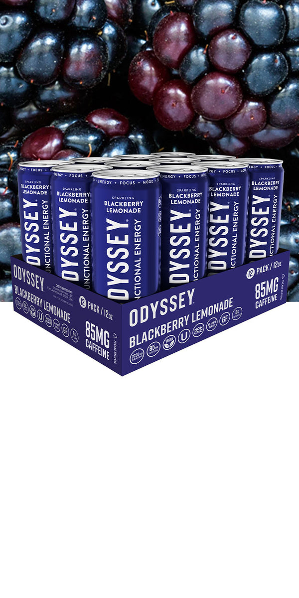 Blackberry Lemonade Sparkling Energy Drink - 85MG Caffeine