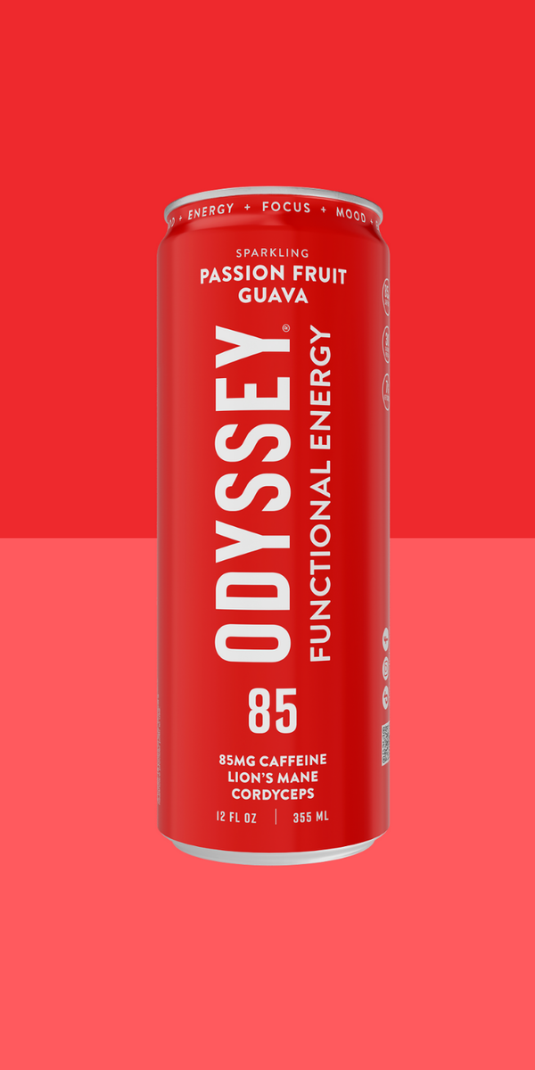 Passion Fruit Guava Sparkling Energy Drink - 85MG Caffeine