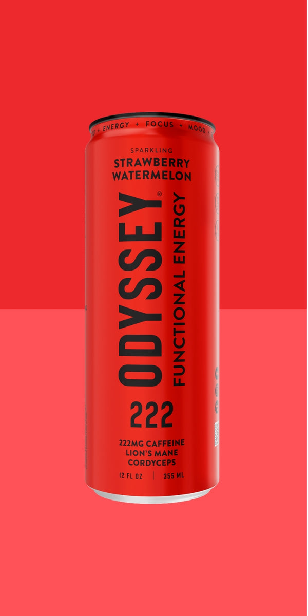 Strawberry Watermelon Sparkling Energy Drink - 222MG Caffeine